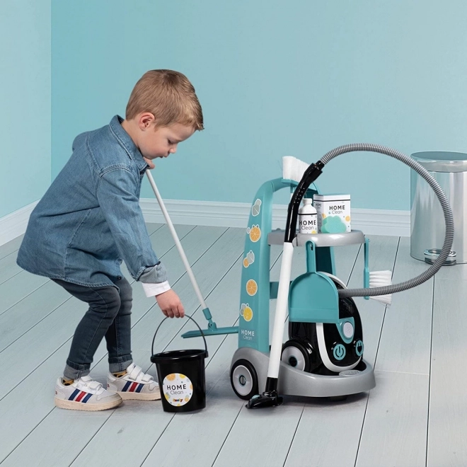 Smoby schoonmaakkarretje met stofzuiger voor kinderen