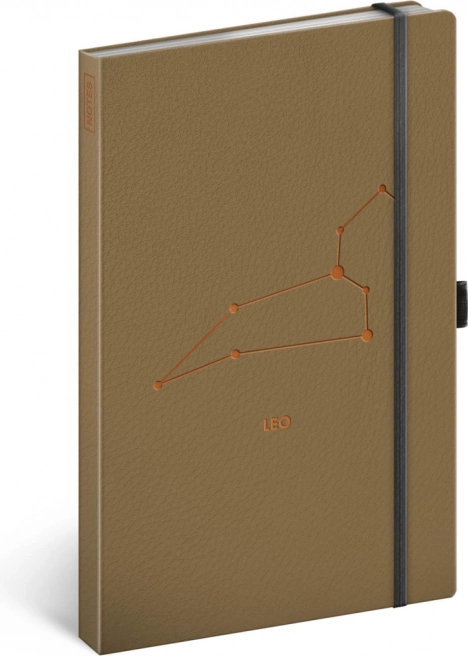 Carnet NOTIQUE Lion – ligné, 13 × 21 cm
