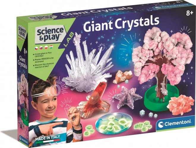 CLEMENTONI Science&Play Laboratorium: Mega lichtgevende kristallen