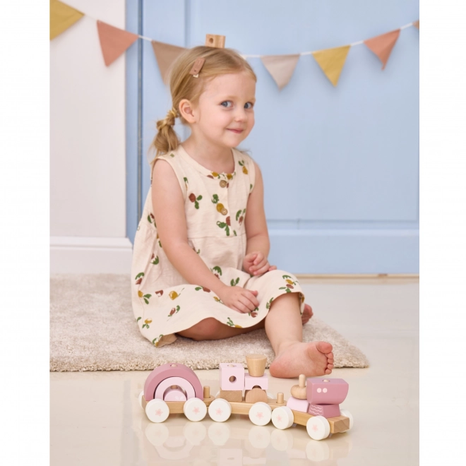Viga Puzzle Train Set with Blocks