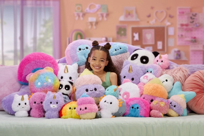 Plush Large Fluffie Stuffiez - Rainbow