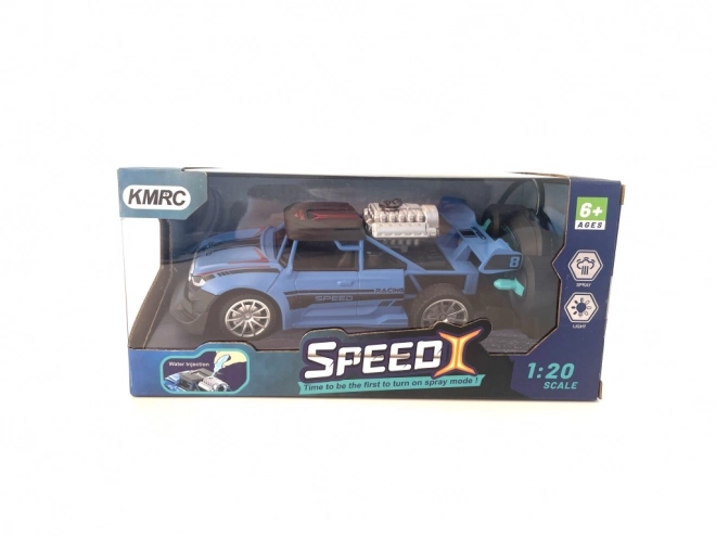 RC auto 1:20 met rookeffect rood