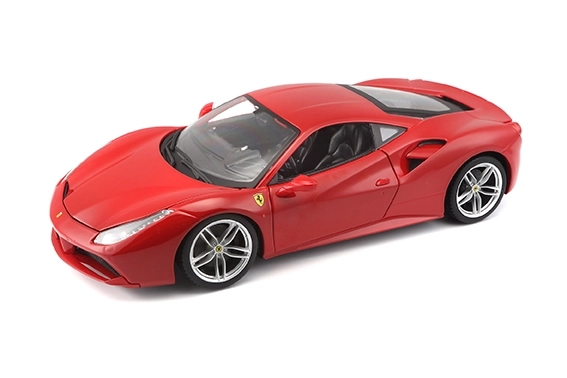 Metalen auto Ferrari 488 GTB rood