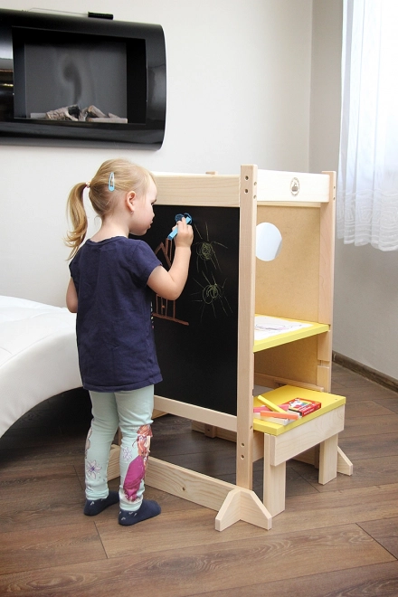 Multifunctionele houten leertoren