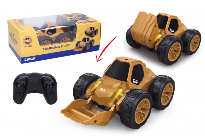 RC Bulldozer mit Kippvorrichtung und Fernbedienung 20 cm