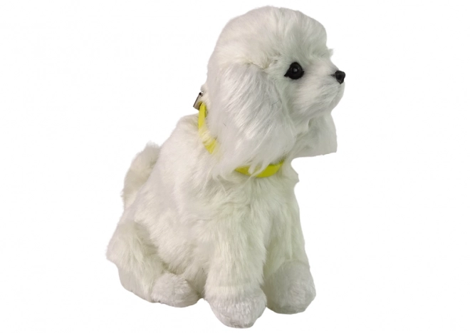 Interactieve hond poedel Pluche hond blaft en beweegt met zijn staart