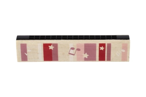Colorful Wooden Harmonica for Kids