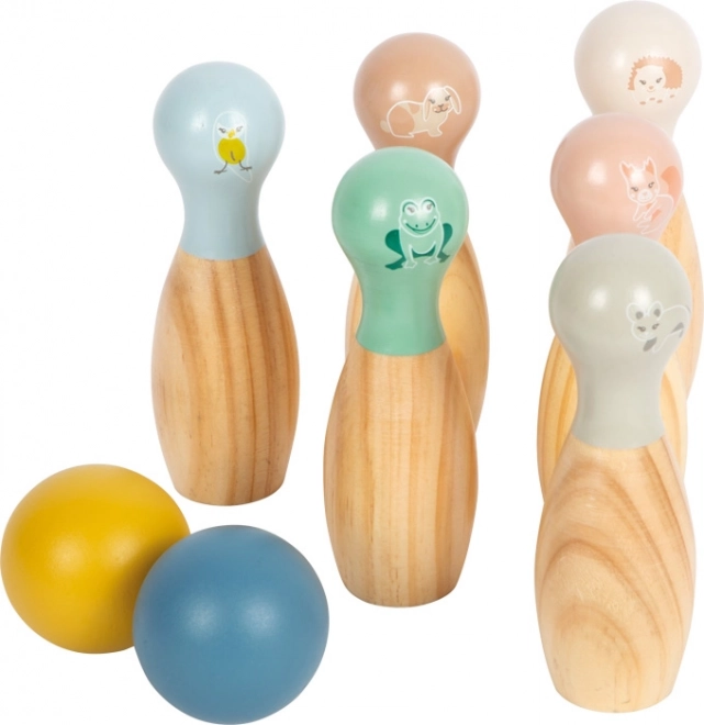 Small Foot quilles en bois Garden Buddies