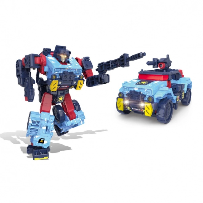 Autorobot met zwaard 17 cm gepantserd voertuig