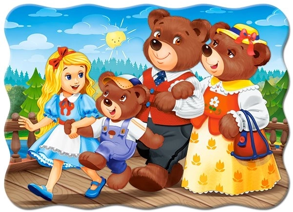 Puzzle 30 Stück Goldlöckchen und die drei Bären