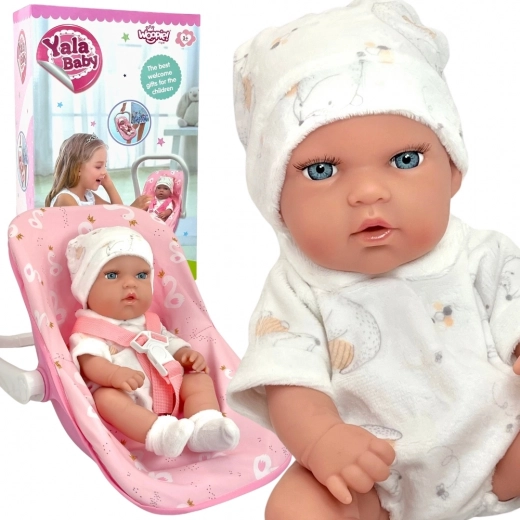 WOOPIE Royal baby doll 30.5 cm with pink carrier