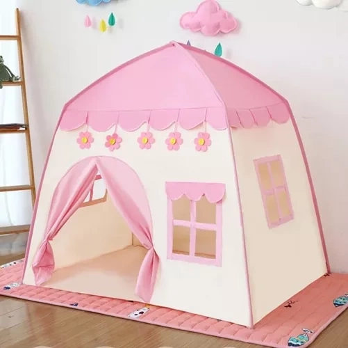 Kindertent HUIS + lichtjes 23472
