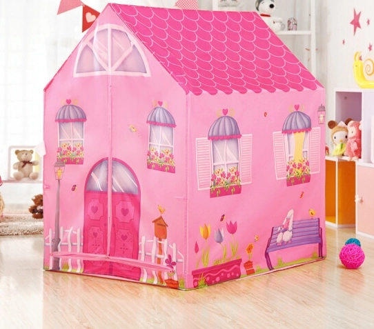 PIXINO Tente d'enfant pour jouer Villa Rose