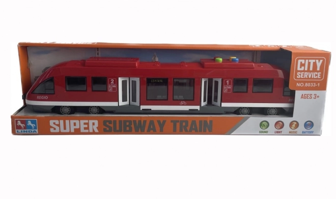 Interaktive Metro mit Lichteffekten