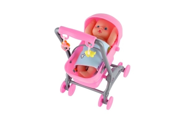 Speelset Kinderwagen met baby