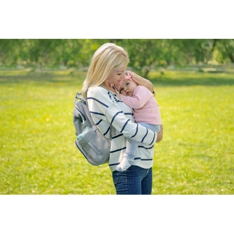 Verschoningsrugzak voor moeders Canpol BABIES Lady Mum grijs