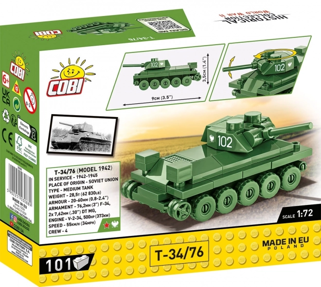 Bouwset tank T-34/76