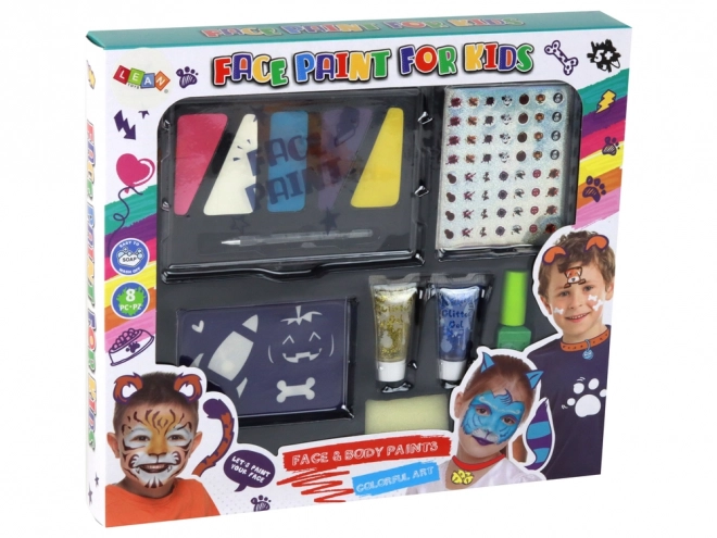 Kleurenkit voor gezicht en nagels voor kinderen