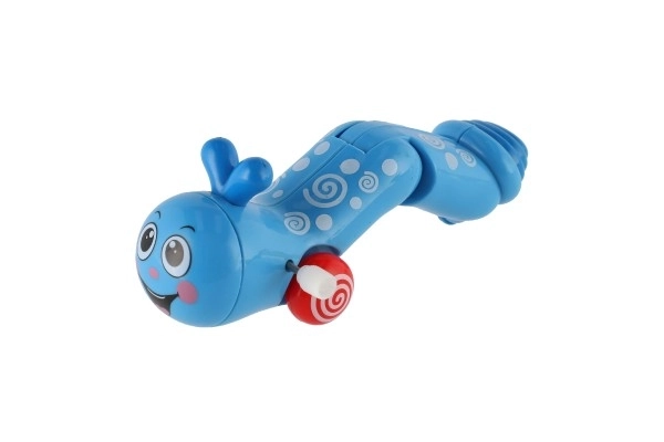 Kruipende plastic worm van 13cm, verkrijgbaar in 6 kleuren, 12 stuks in doos