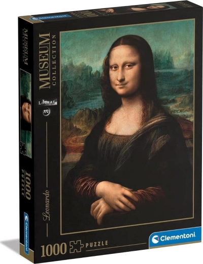 Puzzle 1000 pièces CLEMENTONI Leonardo – La Joconde (Museum Collection)