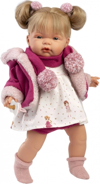 Llorens Joelle - realistische pop met geluiden 38 cm