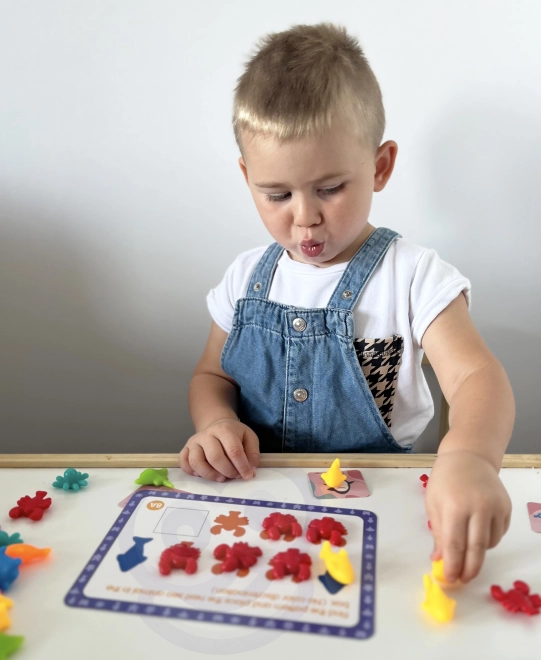 Woopie educatieve set Montessori voor het leren tellen en kleuren sorteren Zee wereld 111 stuks