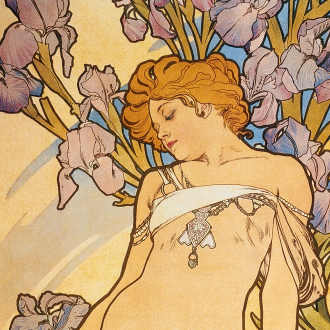 Note Calendar Alfons Mucha 2026