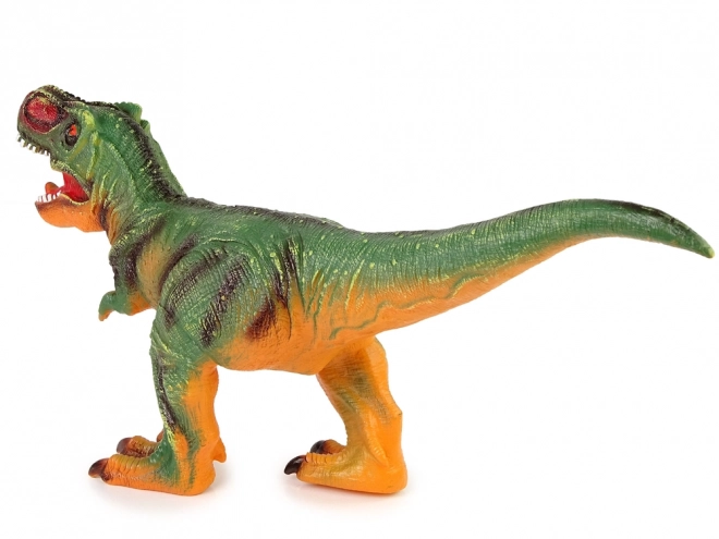 Grote dinosaurus Tyrannosaurus Rex Groen en oranje geluid 60 cm lang