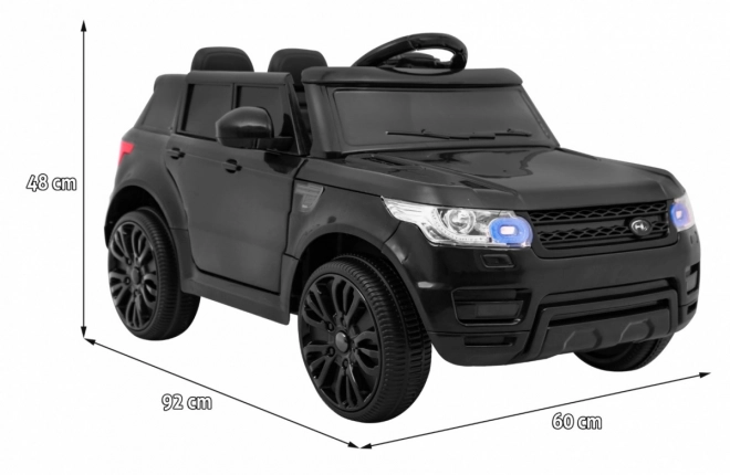 Elektrische auto Land Rapid Racer zwart