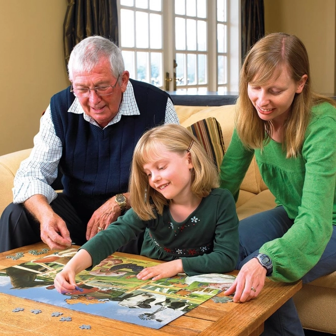 Familie puzzel Welkom op de boerderij 350 stukjes