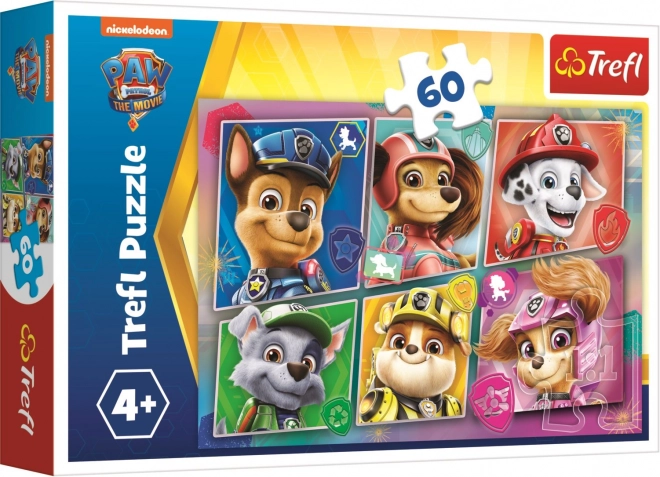 TREFL Puzzel De Paw Patrol Film: Vrienden klaar voor actie 60 stukjes