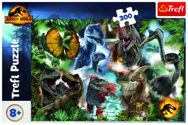 Puzzel 300 stukken Favoriete dinosauriërs Jurassic Wereld