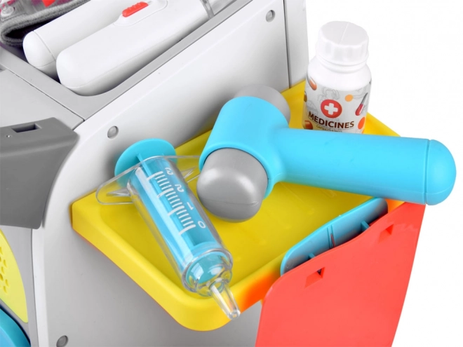 Medische set gezondheidscentrum kleine dokterswagen ZA4197