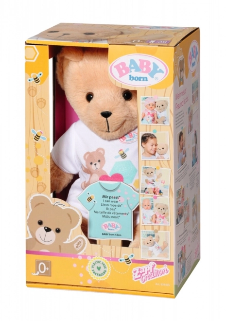 Knuffel BABY born, witte kleding