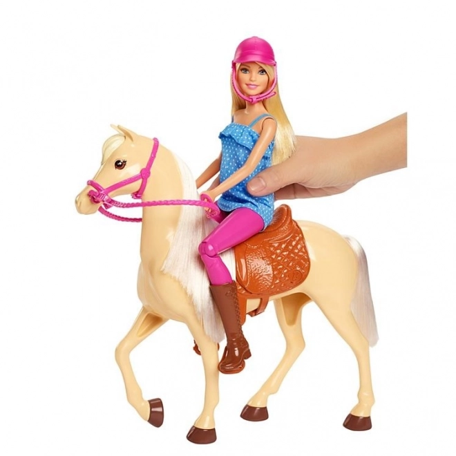 Barbie ruiterset met paard