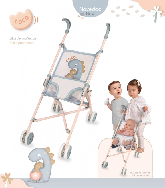 Opvouwbare poppenwagen COCO 2024