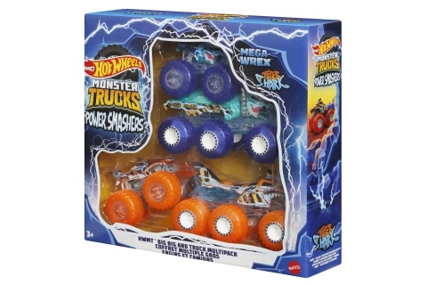 Hot Wheels Monster Trucks Power Smashers Car Set