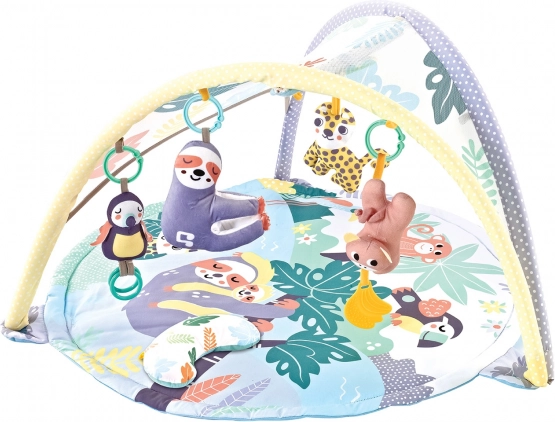 Tapis d’éveil avec arche Funny Jungle pour bébés