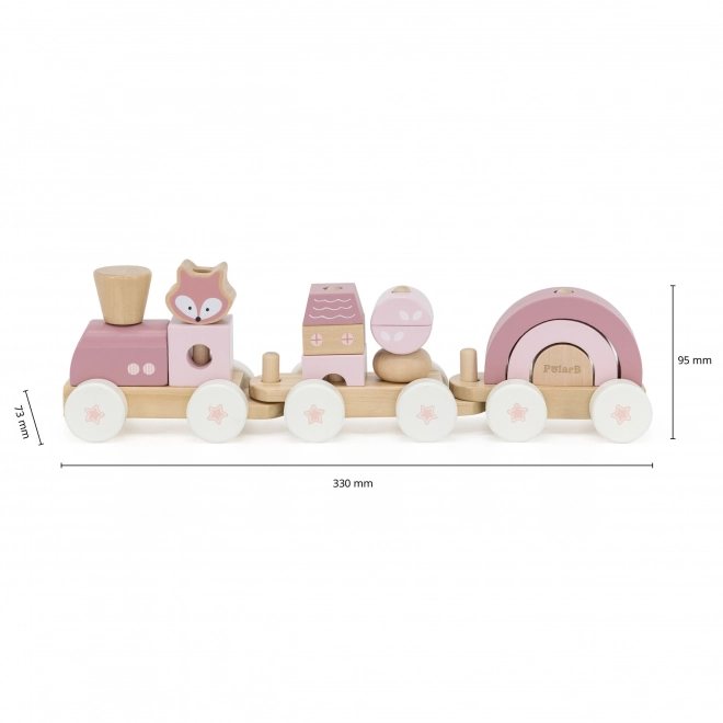 Viga Puzzle Train Set with Blocks