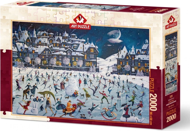 Puzzle Tanz auf dem Eis 2000 Teile