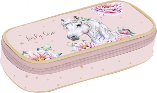 Comfort etui met paardenmotief Romantic