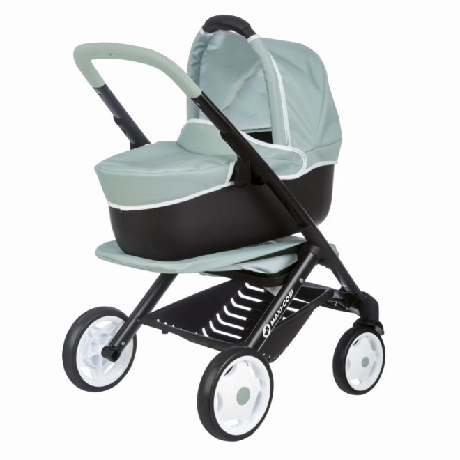 Poussette combinée Maxi Cosi pour poupées vert-gris