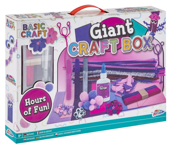Grote creatieve doos roze