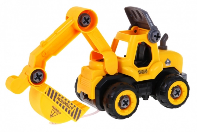 De monteerbare graafmachine met aandrijving voor kinderen van 3+ Elektrische schroevendraaier + aandrijfmodule + geluiden
