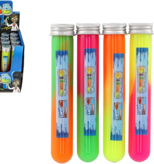 Slime in Test Tube Mixed Colors