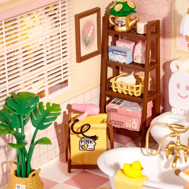 Miniatuurhuisje - meisjesbadkamer
