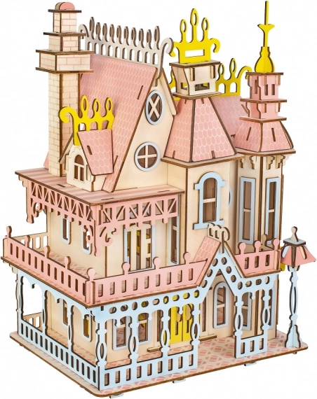 Woodcraft houten 3D-puzzel – grandioze villa