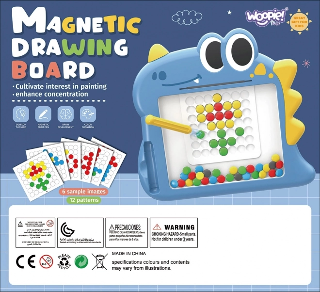 Magnetische tekentafel MagPad Dino van WOOPIE