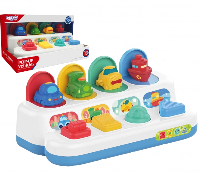Educational Pop-Up Vehicles Toy