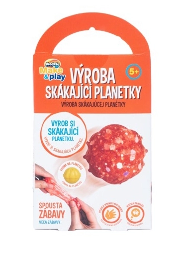 Productie van oranje stuiterbal